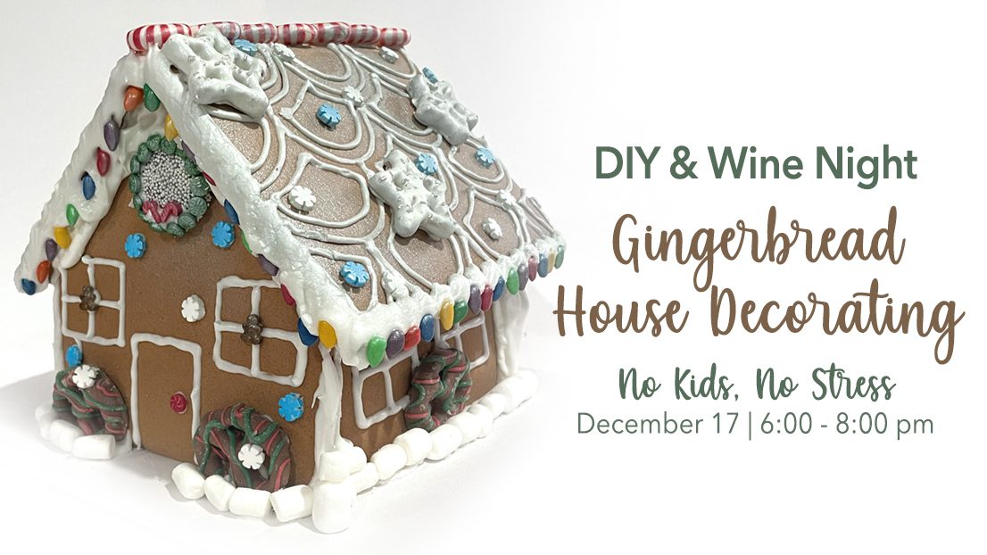 Gingerbread DIY Paint Kit Sip and Paint, Date Night, Wine and Paint Video  Tutorial Included 